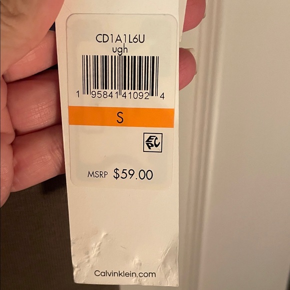 Calvin Klein Khaki Mini Dress - Picture 3 of 3